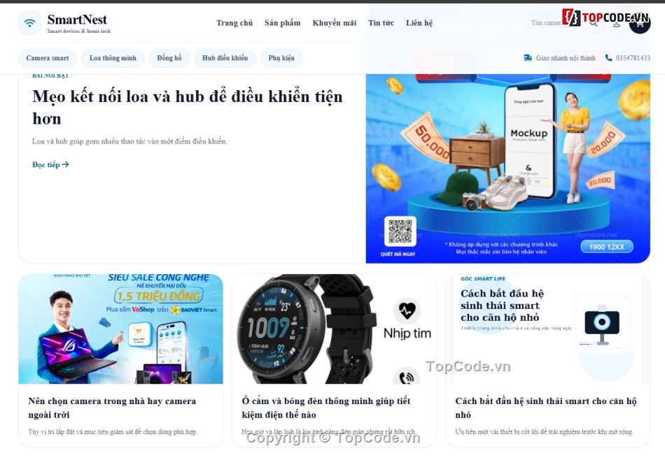 website,web sản phẩm,web bán sản phẩm
